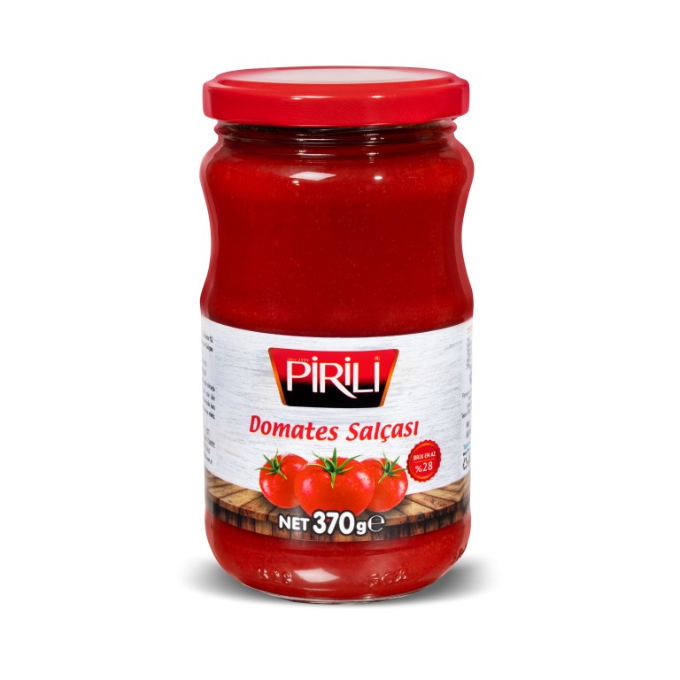 Pirili 370 gr Cam Kavanoz Domates Salçası